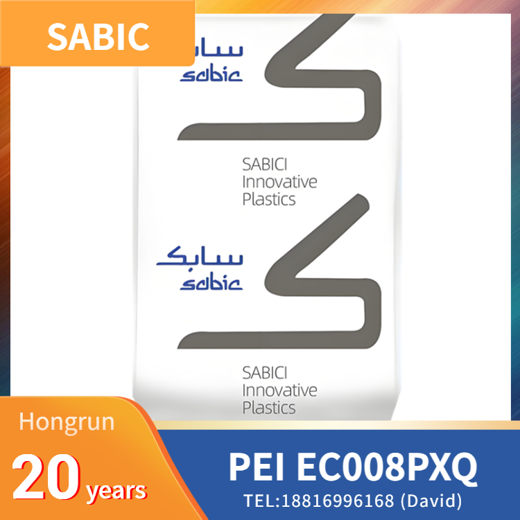 SABIC LNP THERMOCOMP Compound EC008PXQ PEI+40%CF,carbon fiber reinforced 40%, the highest stiffness, tensile strength and modulus in EC series, lightweight high-performance alternative to aluminum and magnesium alloy; high-conductivity formula with surface resistivity up to 10&sup3; &Omega;/sq, permanent ESD protection and superior EMI shielding, stable conductivity against temperature and humidity fluctuation; optimized melt flow for wide processing window, ideal for injection molding of large heavy-duty precision structural parts; inherent halogen-free UL94 V-0 flame retardant with low smoke and toxicity, fully compliant with aviation FAR 25.853 FST standard; ultra-low water absorption, molding shrinkage and thermal expansion coefficient for long-term dimensional stability; excellent chemical resistance, hydrolysis resistance, radiation resistance and wear resistance, low extractables and low outgassing, RoHS & REACH compliant, no PFAS intentionally added